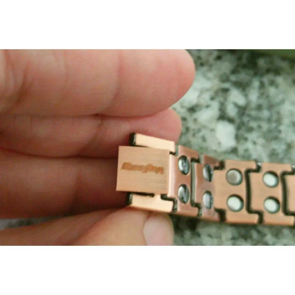 Men's 99.99% Pure Copper Tree of Life Magnetic Bracelet Adjustable